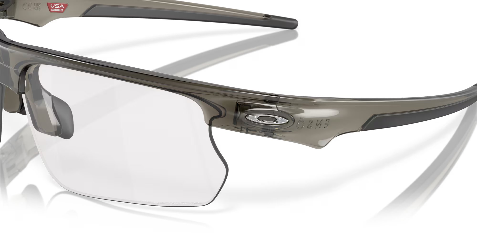 Oakley BiSphaera™ Sunglasses – Clear to Black Iridium Photochromic Lens with Grey Smoke Frame