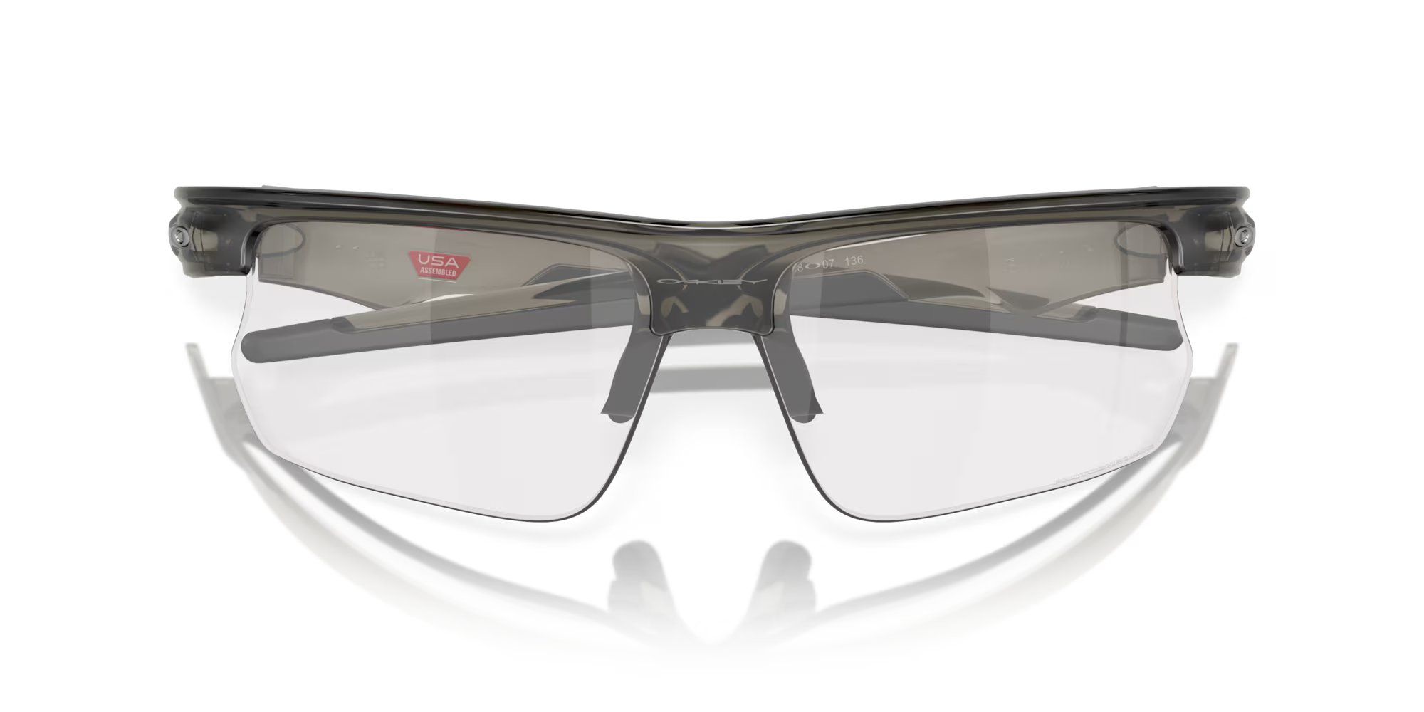 Oakley BiSphaera™ Sunglasses – Clear to Black Iridium Photochromic Lens with Grey Smoke Frame