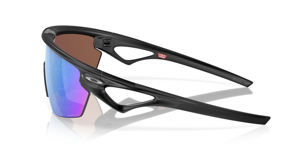 Oakley Sphaera™ Sunglasses – Prizm Deep Water Polarized Lenses with Matte Black Frame