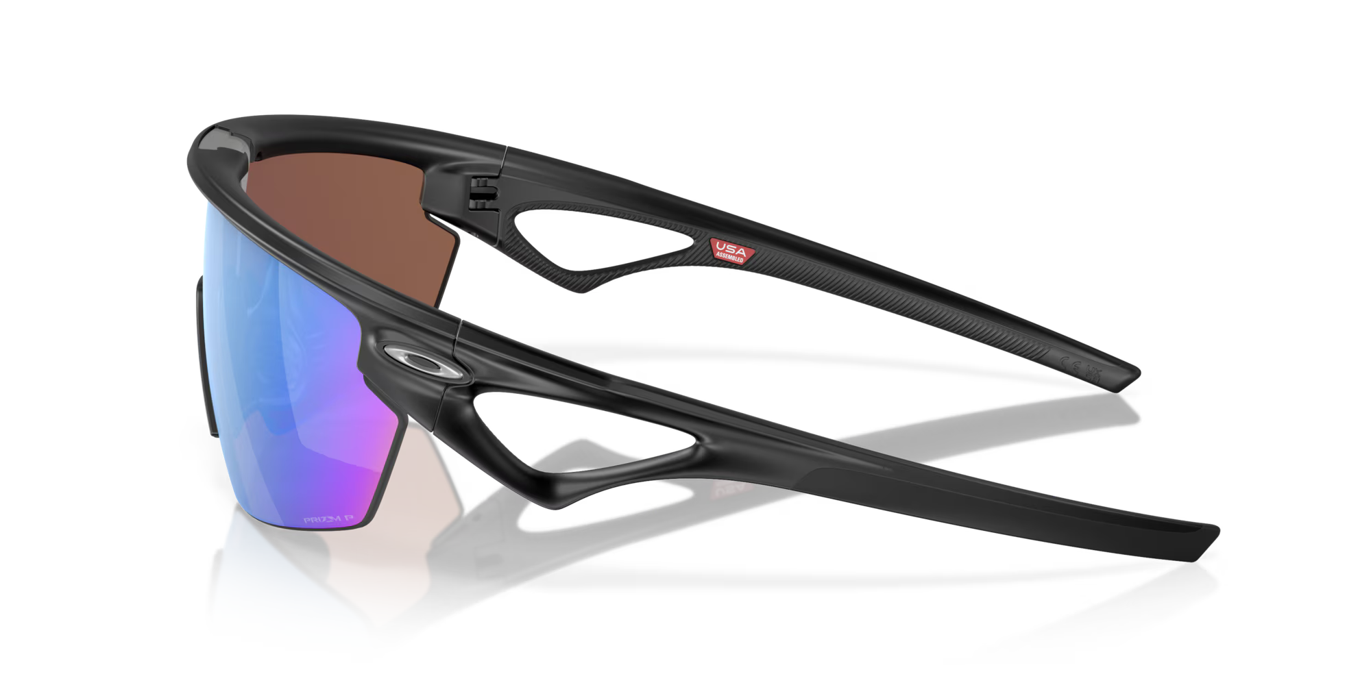 Oakley Sphaera™ Sunglasses – Prizm Deep Water Polarized Lenses with Matte Black Frame