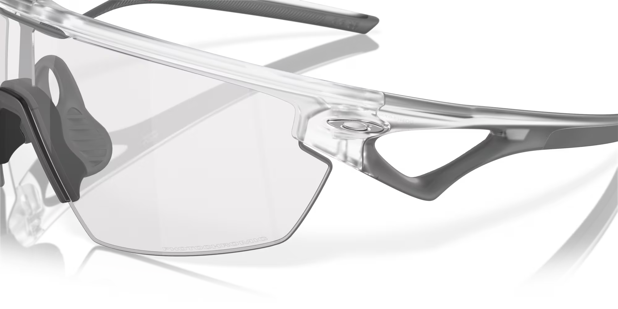 Oakley Sphaera™ Sunglasses – Clear to Black Iridium Photochromic Lenses with Matte Clear Frame