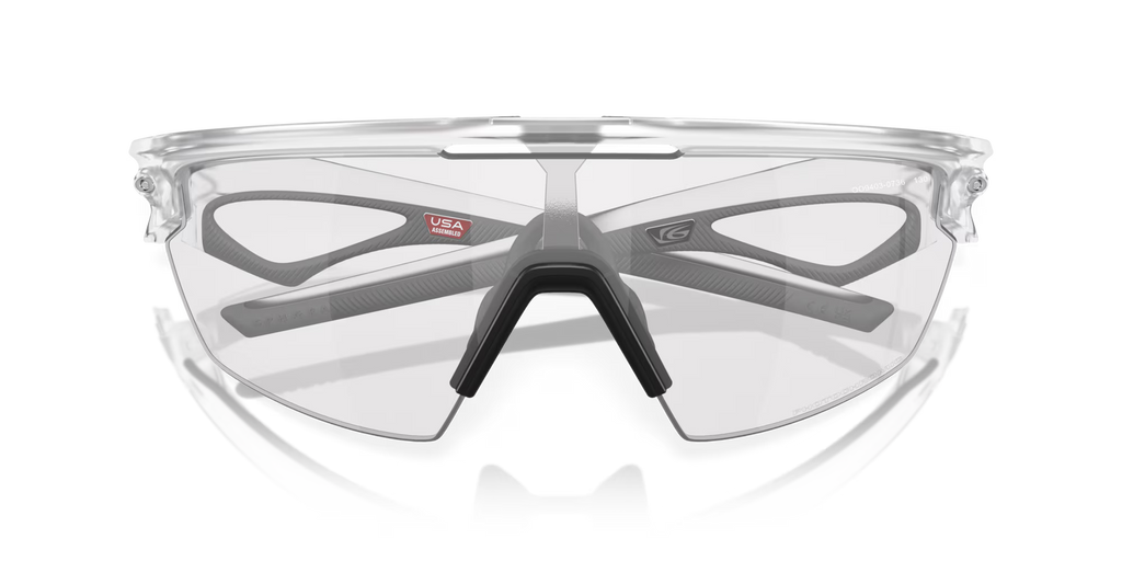 Oakley Sphaera™ Sunglasses – Clear to Black Iridium Photochromic Lenses with Matte Clear Frame