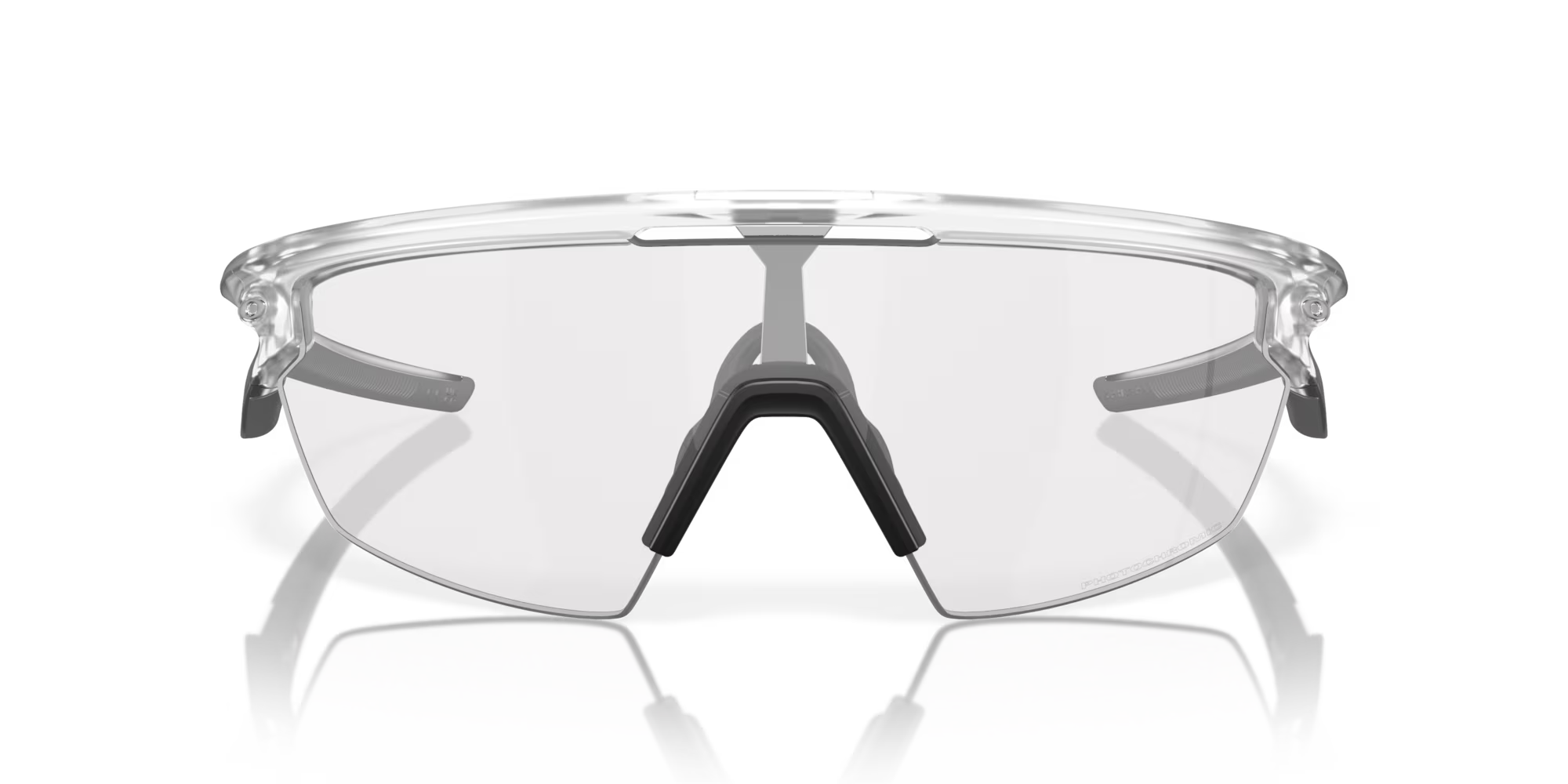 Oakley Sphaera™ Sunglasses – Clear to Black Iridium Photochromic Lenses with Matte Clear Frame
