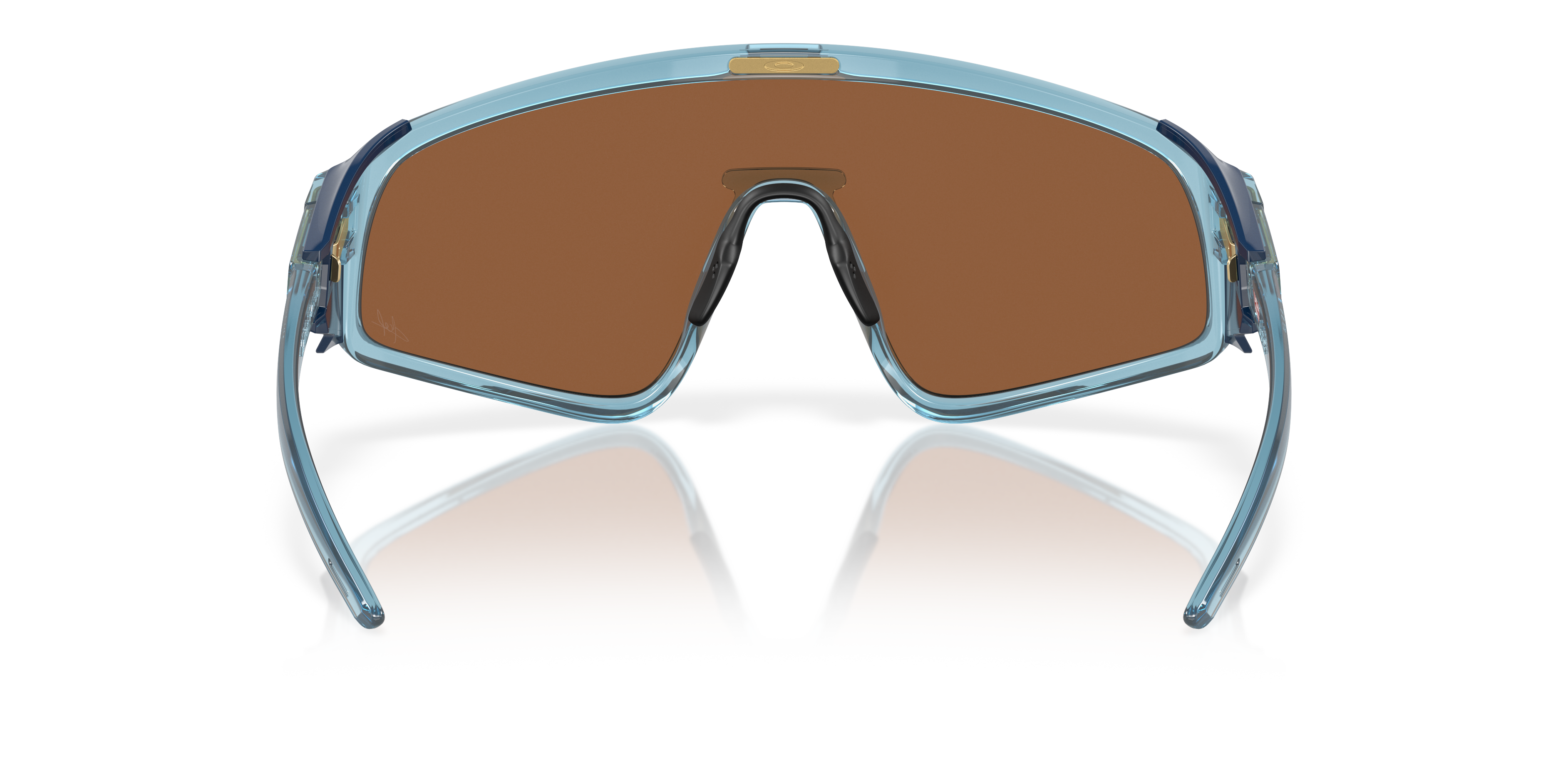Oakley Latch Panel Trans Stonewash sunglasses with Prizm Tungsten shield lens