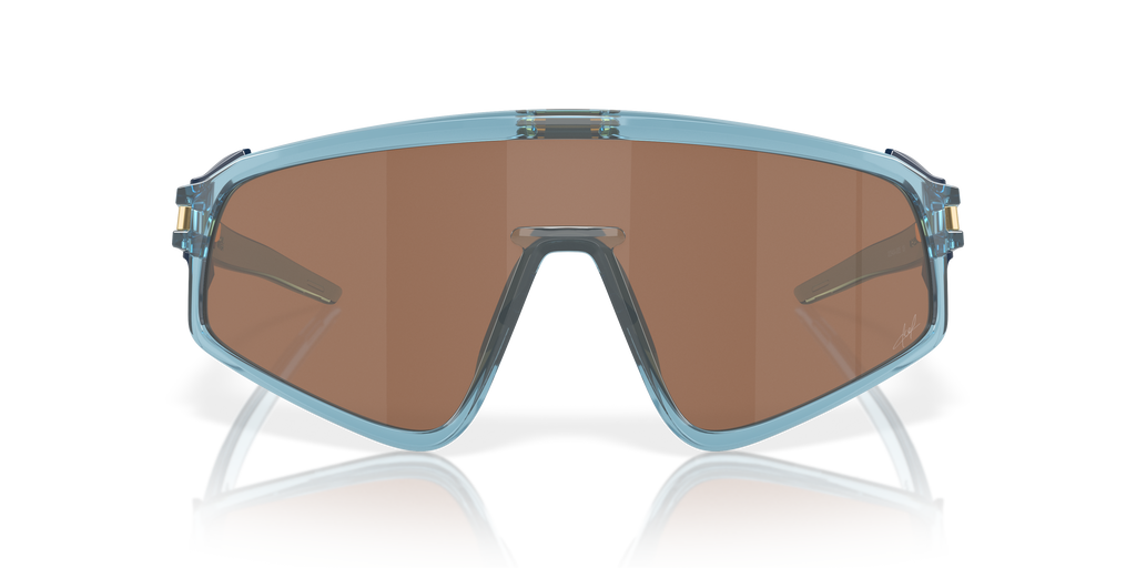 Oakley Latch Panel Trans Stonewash sunglasses with Prizm Tungsten shield lens