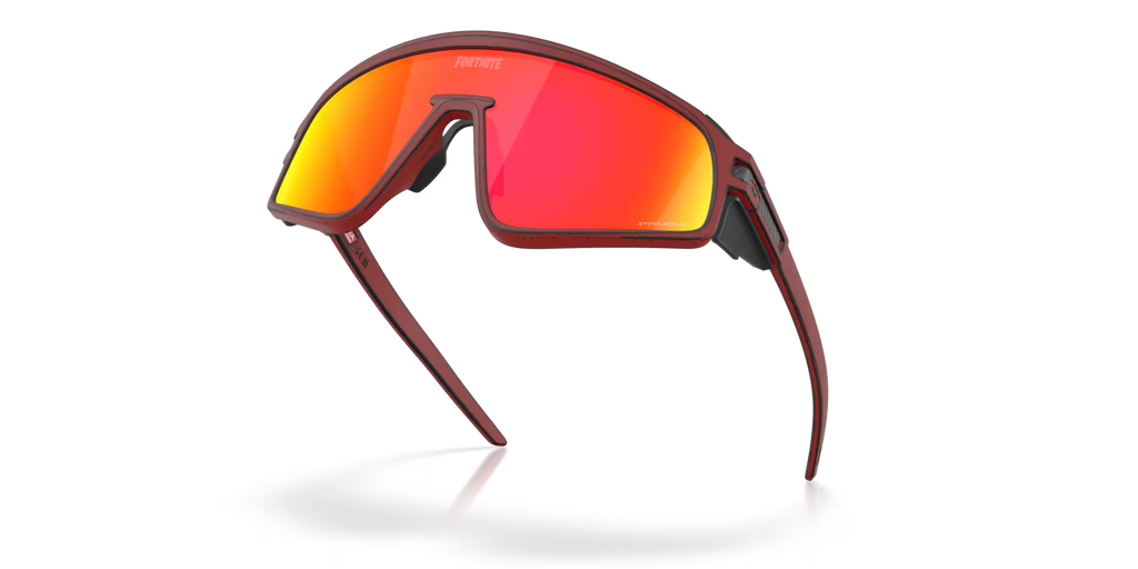 Oakley Latch Panel Raceworn Red Knight sunglasses with Prizm Ruby shield lens