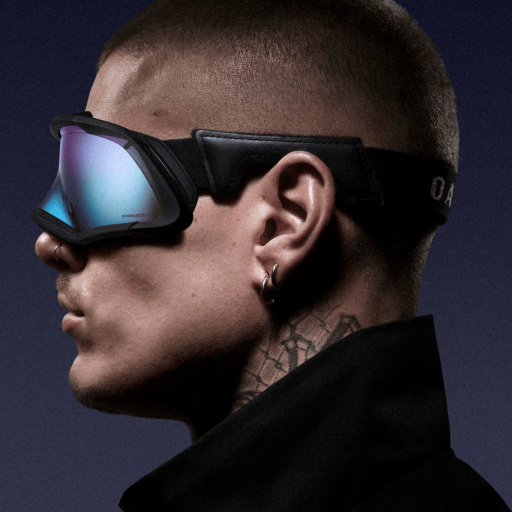 Oakley Flex Scape Sunglasses – Prizm Snow Sapphire Lens with Matte Grey Smoke Frame