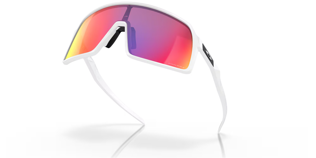 Oakley Sutro Sunglasses – Prizm Road Lenses with Matte White Frame