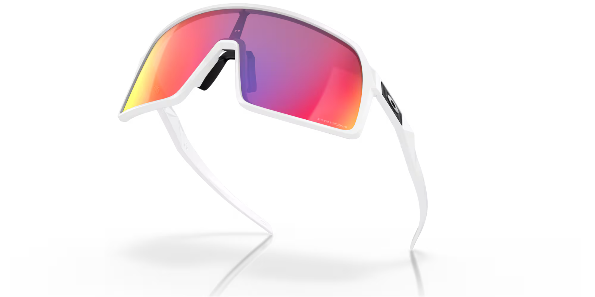 Oakley Sutro Sunglasses – Prizm Road Lenses with Matte White Frame
