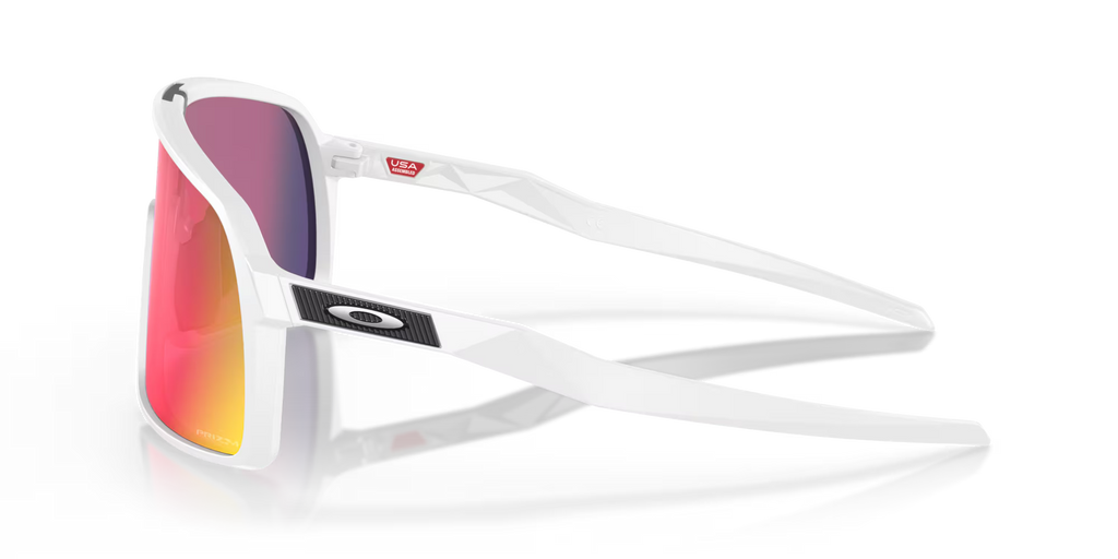Oakley Sutro Sunglasses – Prizm Road Lenses with Matte White Frame