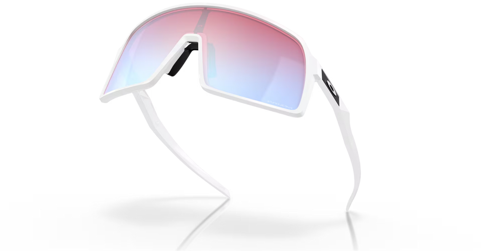 Oakley Sutro Sunglasses – Prizm Snow Sapphire Lenses with Polished White Frame