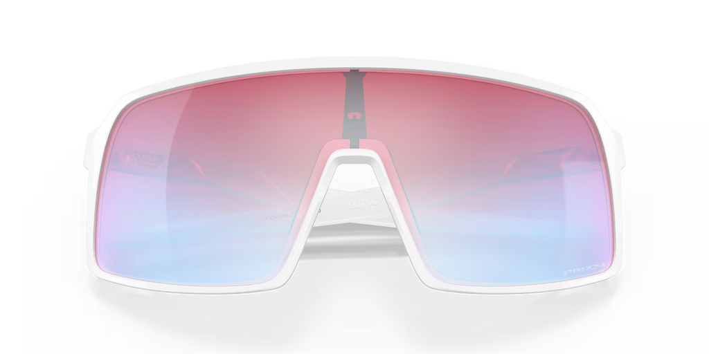 Oakley Sutro Sunglasses – Prizm Snow Sapphire Lenses with Polished White Frame