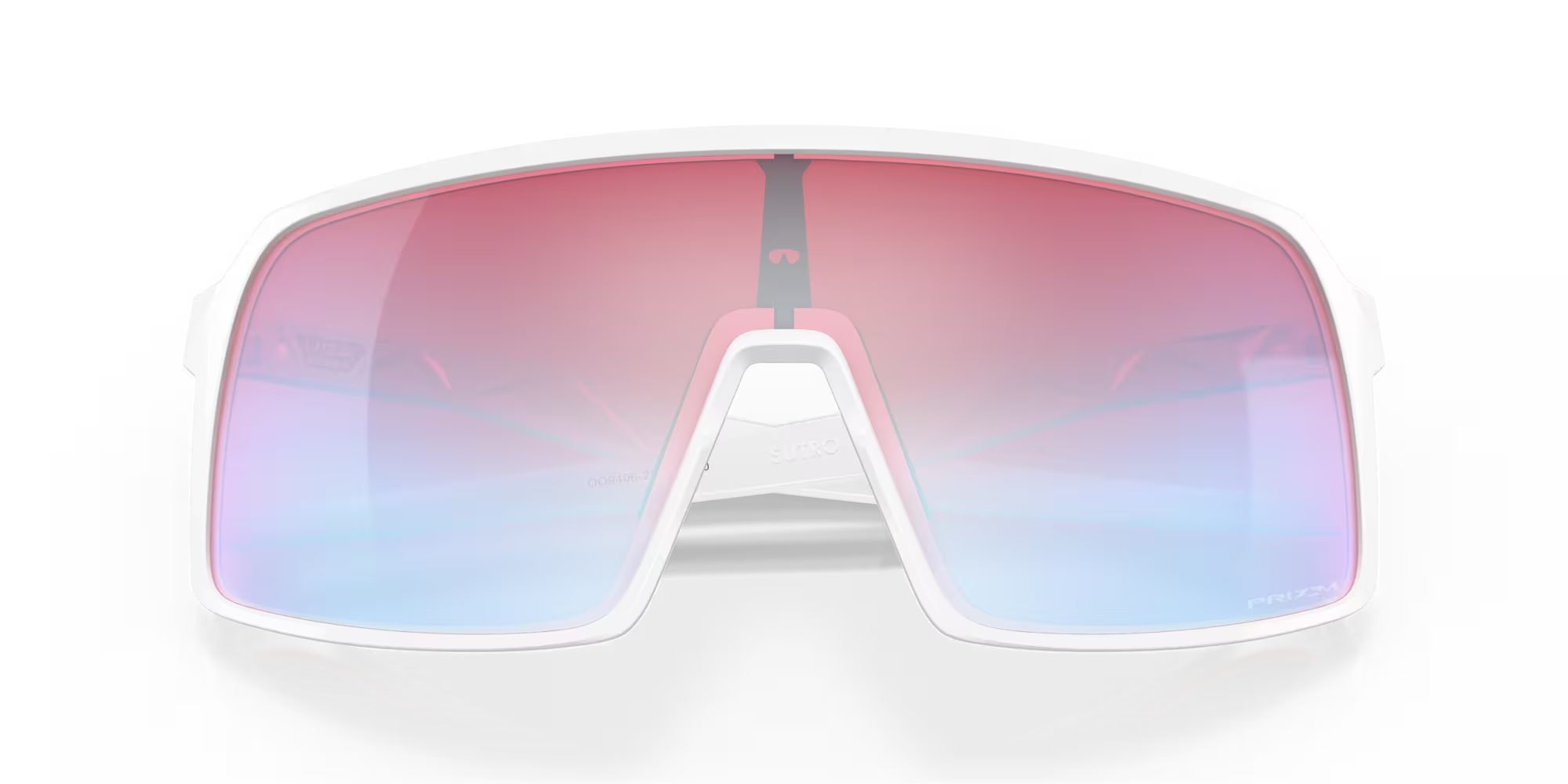 Oakley Sutro Sunglasses – Prizm Snow Sapphire Lenses with Polished White Frame