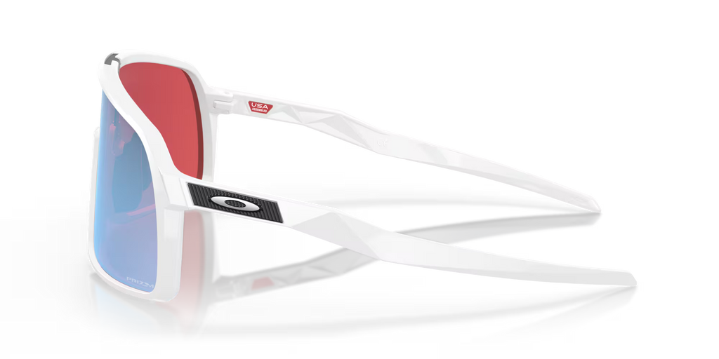 Oakley Sutro Sunglasses – Prizm Snow Sapphire Lenses with Polished White Frame