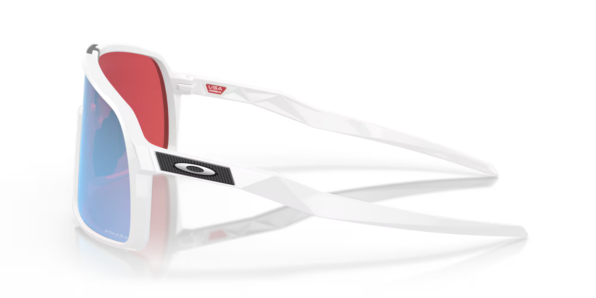 Oakley Sutro Sunglasses – Prizm Snow Sapphire Lenses with Polished White Frame