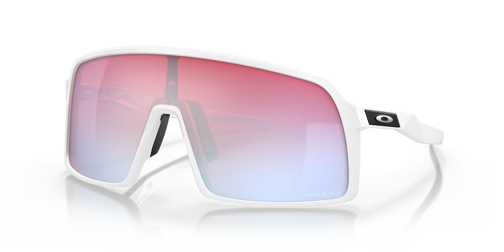 Oakley Sutro Sunglasses – Prizm Snow Sapphire Lenses with Polished White Frame