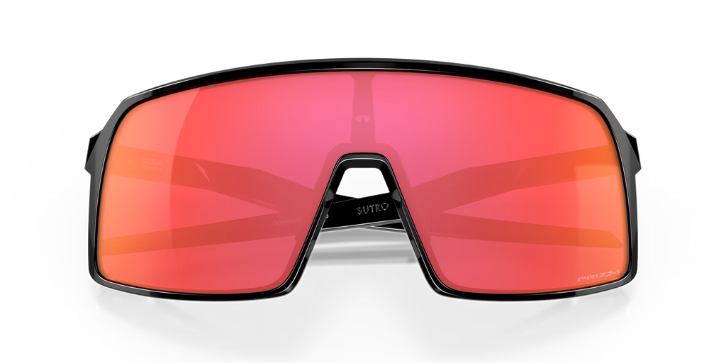 Oakley Sutro Sunglasses – Prizm Snow Torch Lenses with Polished Black Frame