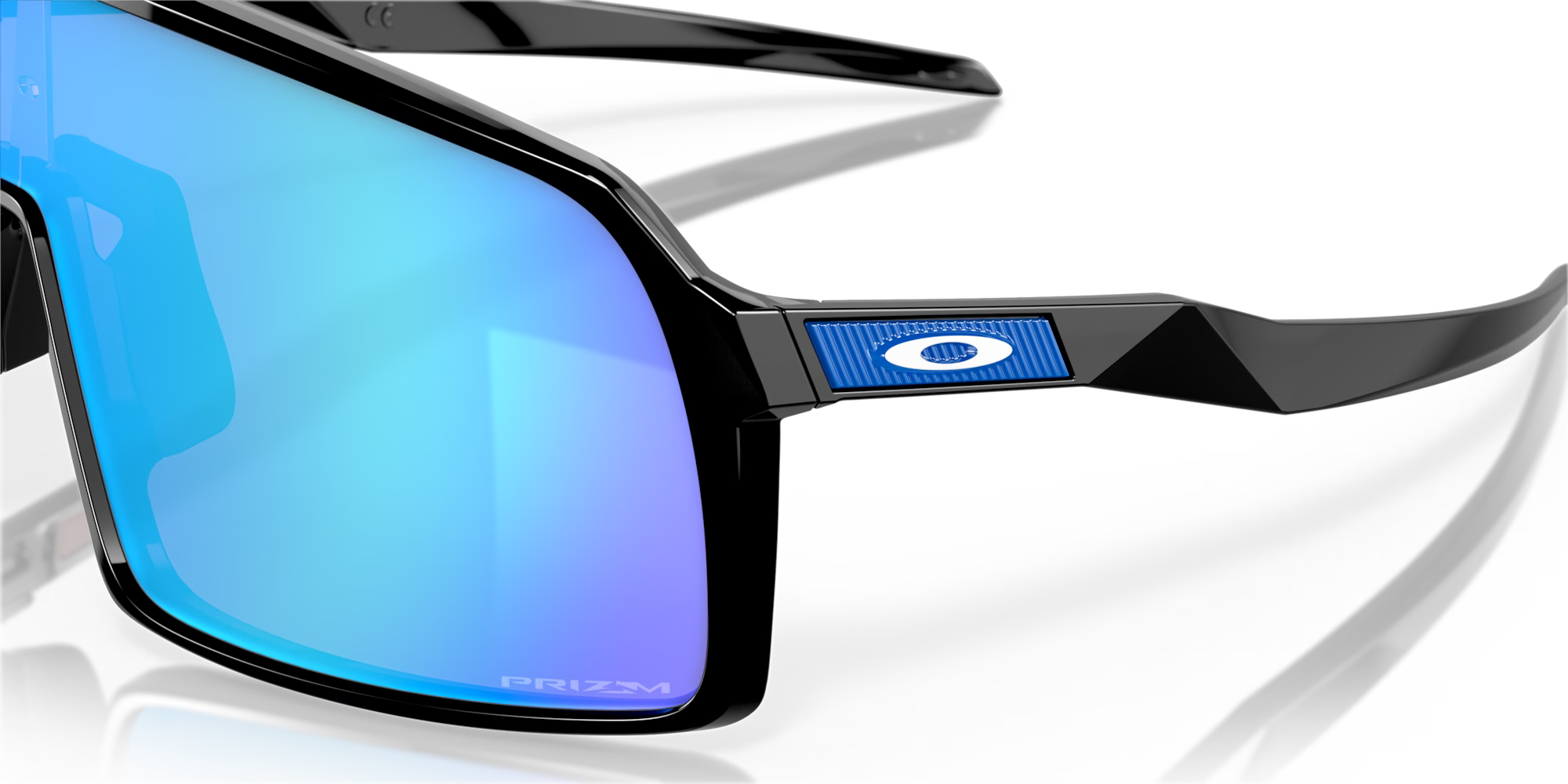 Oakley Sutro Sunglasses – Prizm Sapphire Lenses with Polished Black Frame