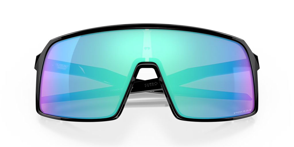 Oakley Sutro Sunglasses – Prizm Sapphire Lenses with Polished Black Frame