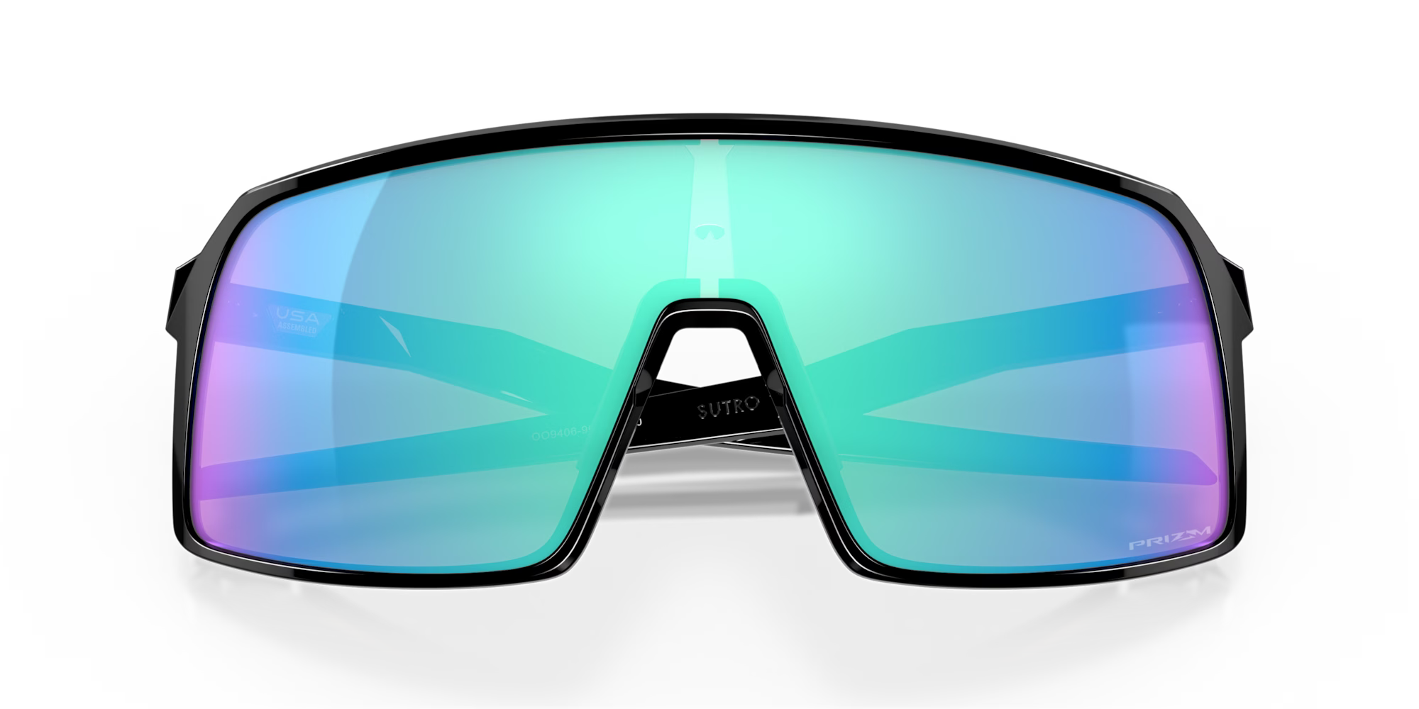 Oakley Sutro Sunglasses – Prizm Sapphire Lenses with Polished Black Frame