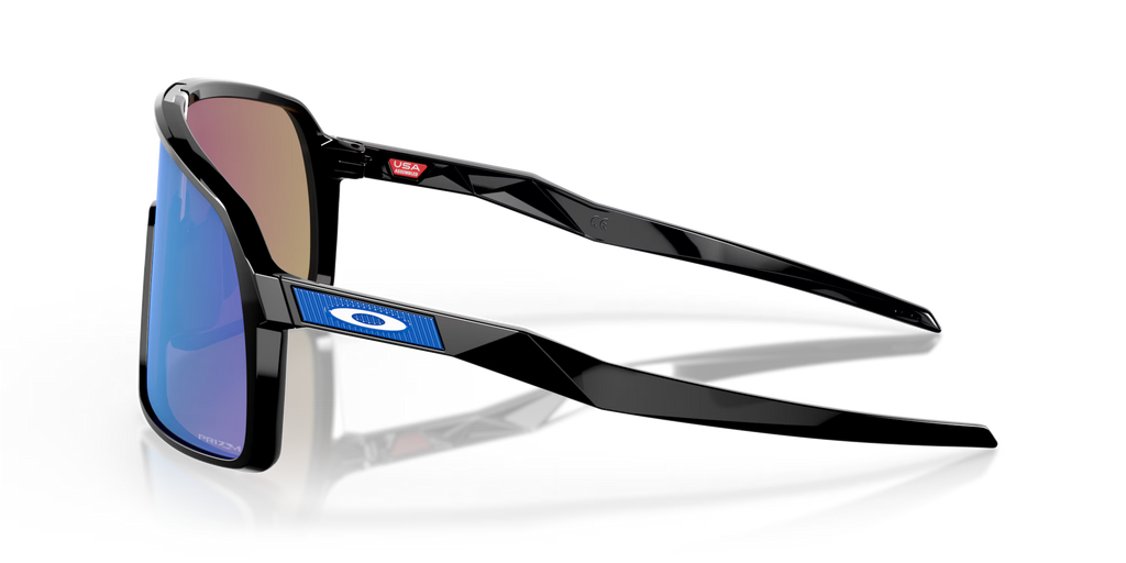 Oakley Sutro Sunglasses – Prizm Sapphire Lenses with Polished Black Frame