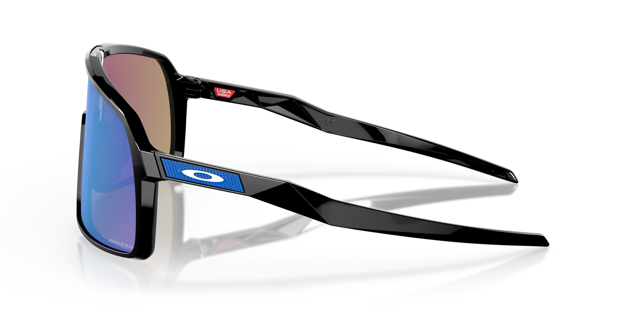Oakley Sutro Sunglasses – Prizm Sapphire Lenses with Polished Black Frame