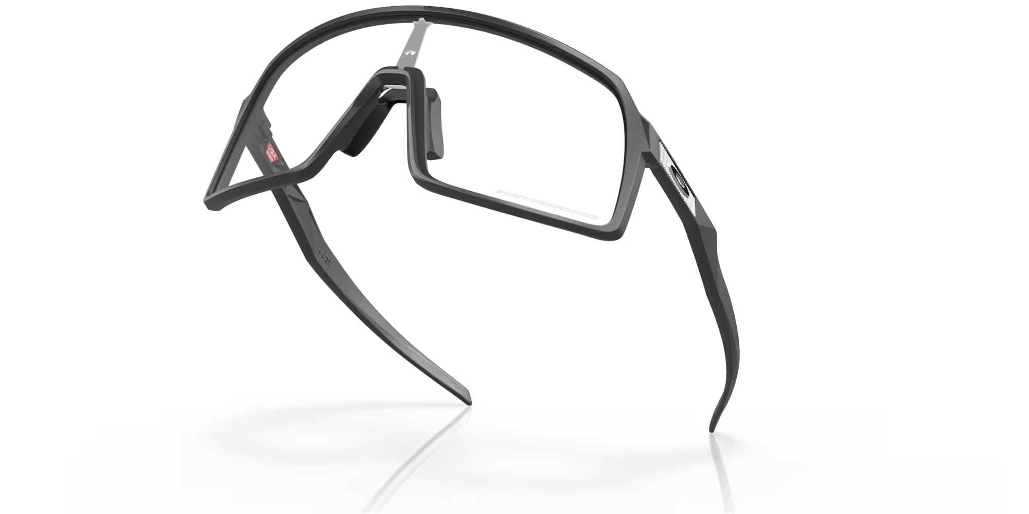Oakley Sutro Sunglasses – Clear to Black Iridium Photochromic Lenses with Matte Carbon Frame
