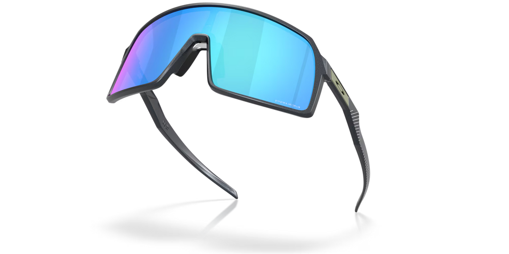 Oakley Sutro Forge Collection Sunglasses – Prizm Sapphire Lenses with Blue Steel Frame