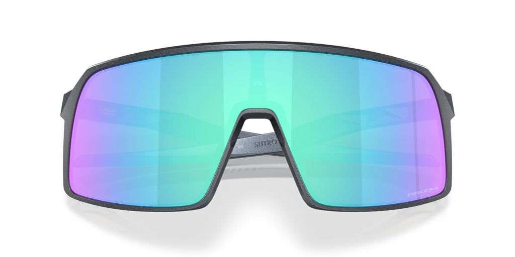 Oakley Sutro Forge Collection Sunglasses – Prizm Sapphire Lenses with Blue Steel Frame