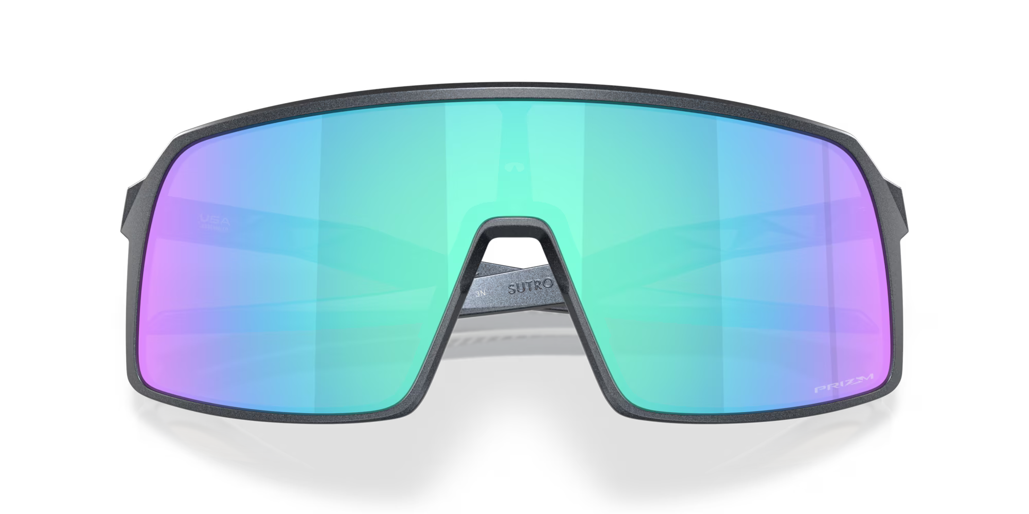 Oakley Sutro Forge Collection Sunglasses – Prizm Sapphire Lenses with Blue Steel Frame