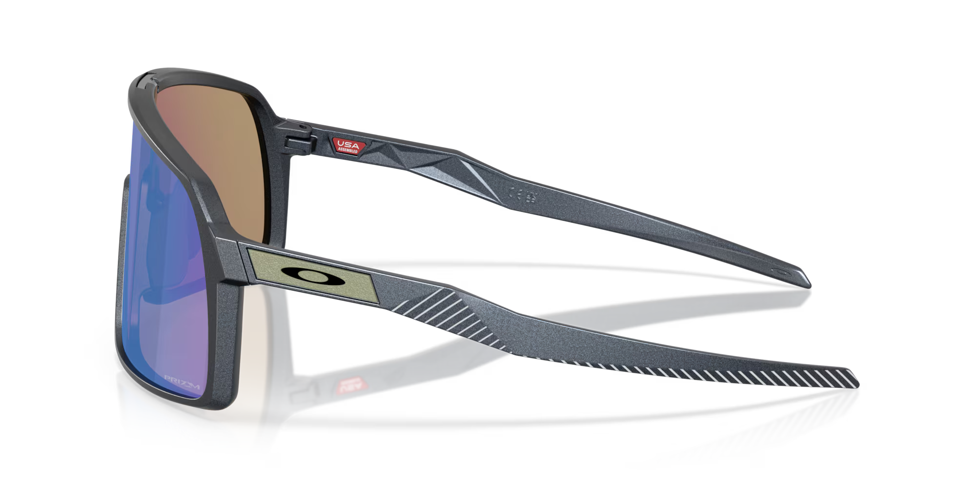 Oakley Sutro Forge Collection Sunglasses – Prizm Sapphire Lenses with Blue Steel Frame