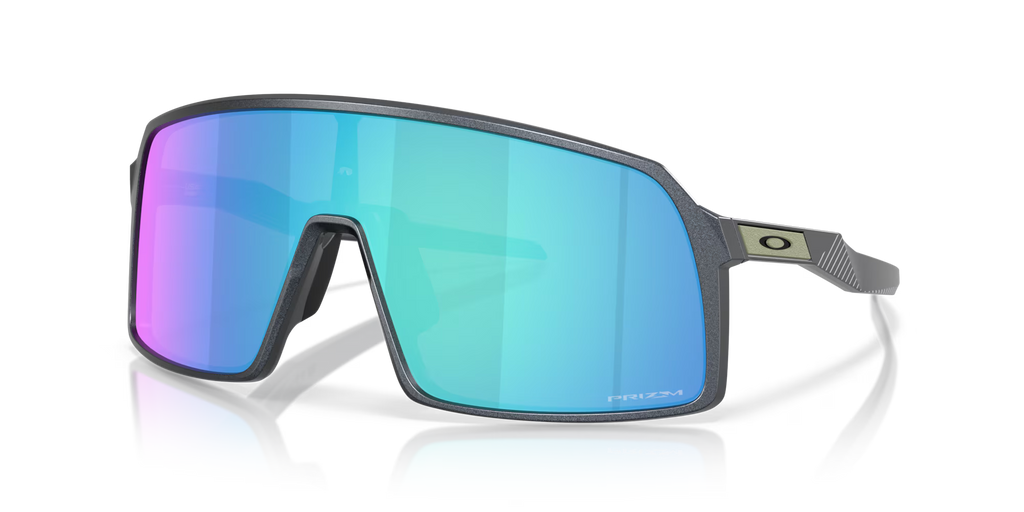 Oakley Sutro Forge Collection Sunglasses – Prizm Sapphire Lenses with Blue Steel Frame