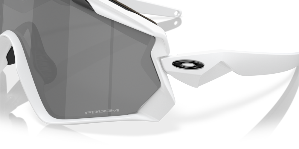 Oakley sunglass Wind Jacket® 2.0 prizm black Lenses,  matte white Frame