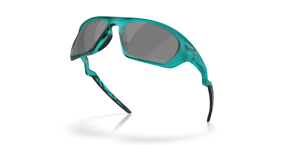 Oakley Sunglass Lateralis prizm black Lenses with matte transparent arctic surf Frame