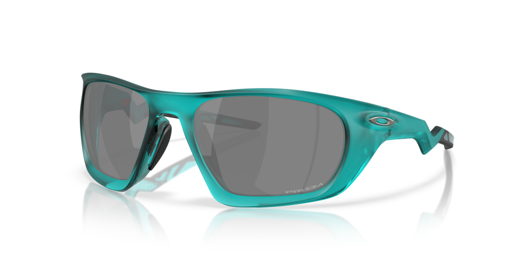 Oakley Sunglass Lateralis prizm black Lenses with matte transparent arctic surf Frame