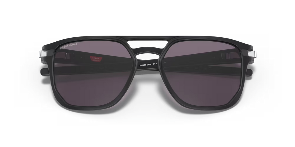Oakley Latch Beta matte black sunglasses with Prizm Grey lenses