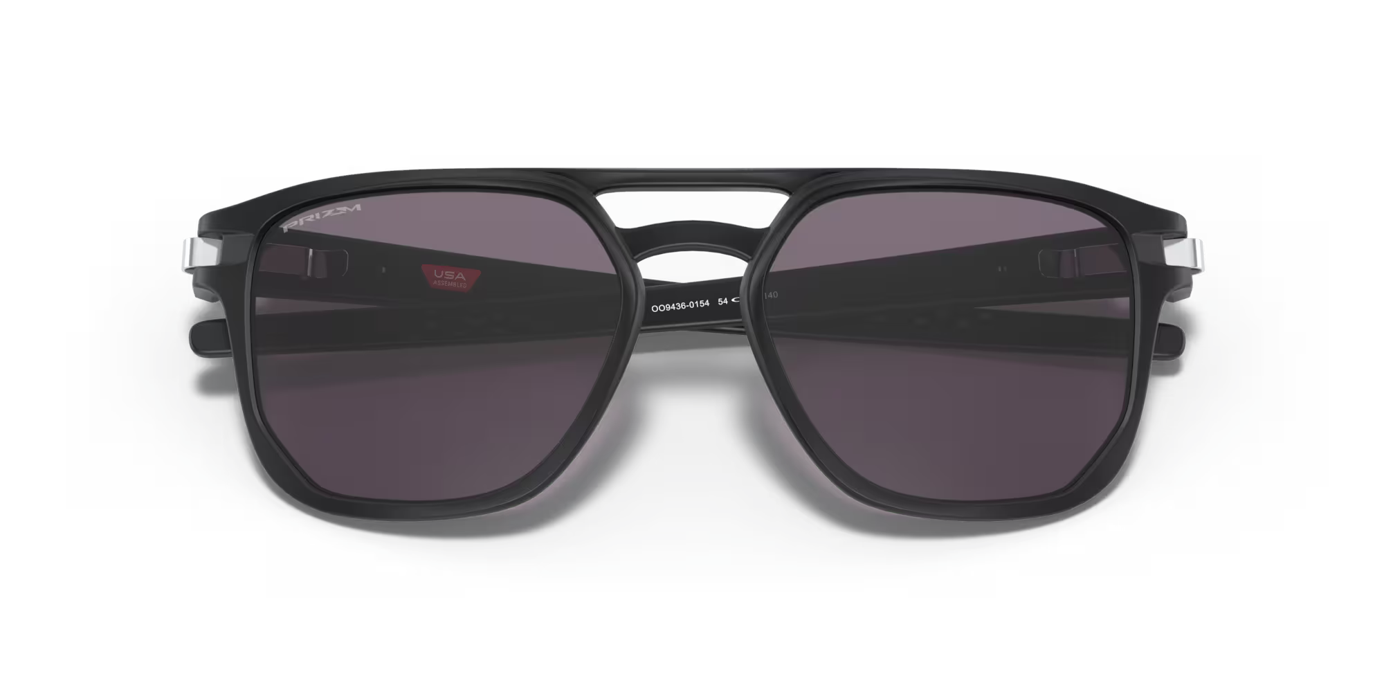 Oakley Latch Beta matte black sunglasses with Prizm Grey lenses