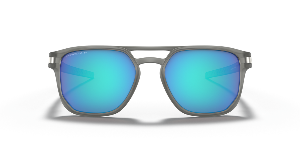 Oakley Latch Beta matte grey ink sunglasses with Prizm Sapphire polarized lenses