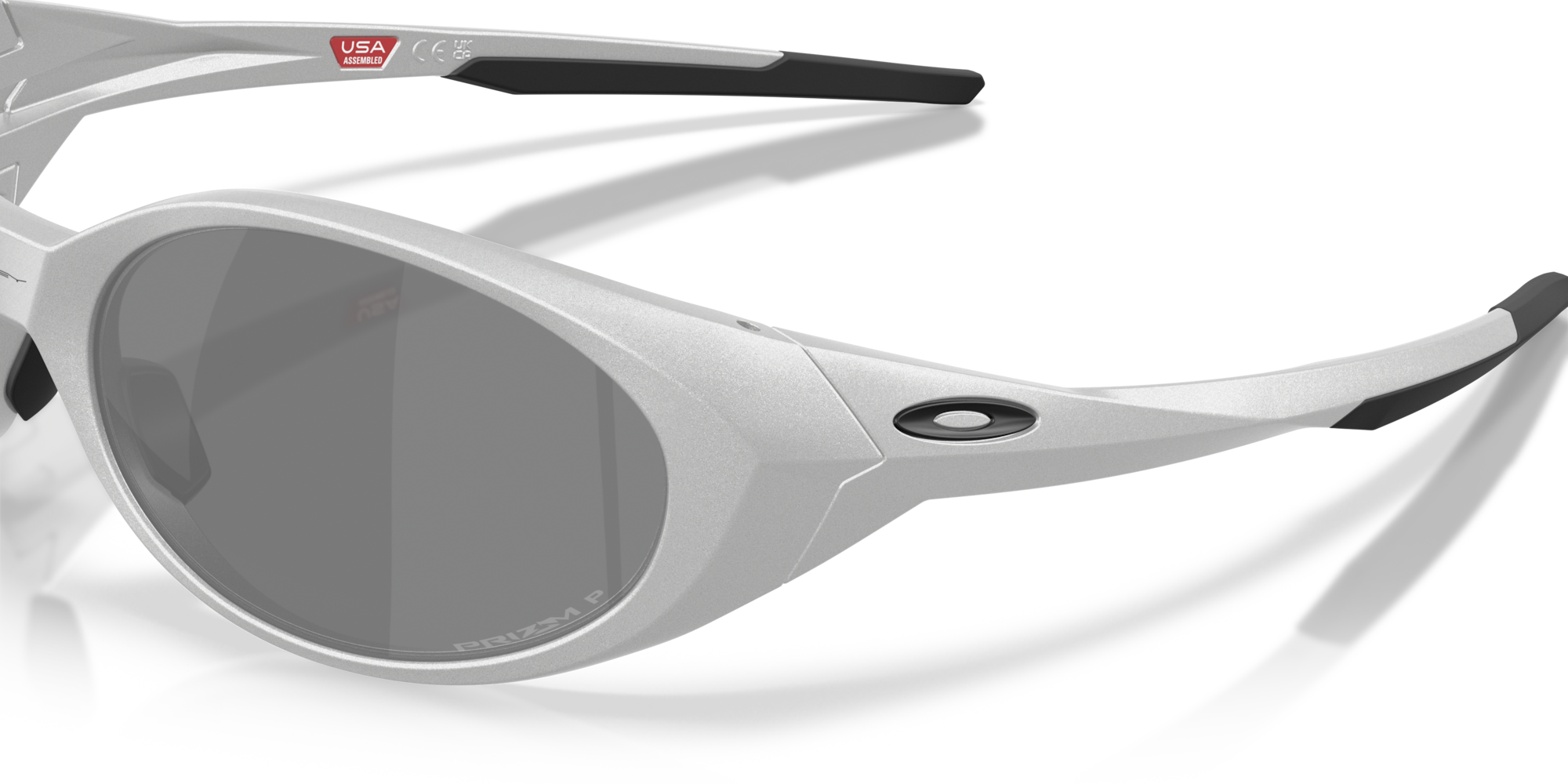 Oakley Sunglass Eye Jacket™ Redux prizm black polarized Lenses,  silver Frame