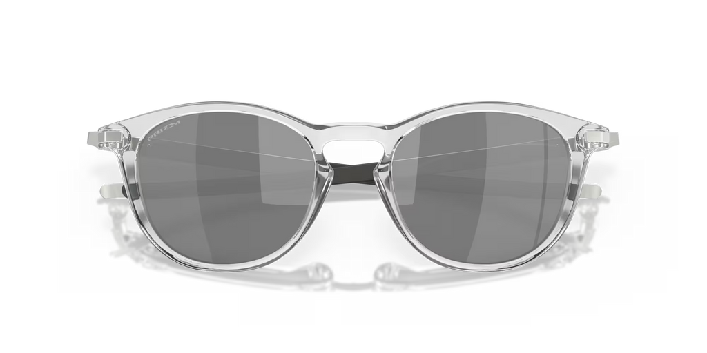 Oakley Pitchman R polished clear sunglasses with Prizm Black lenses