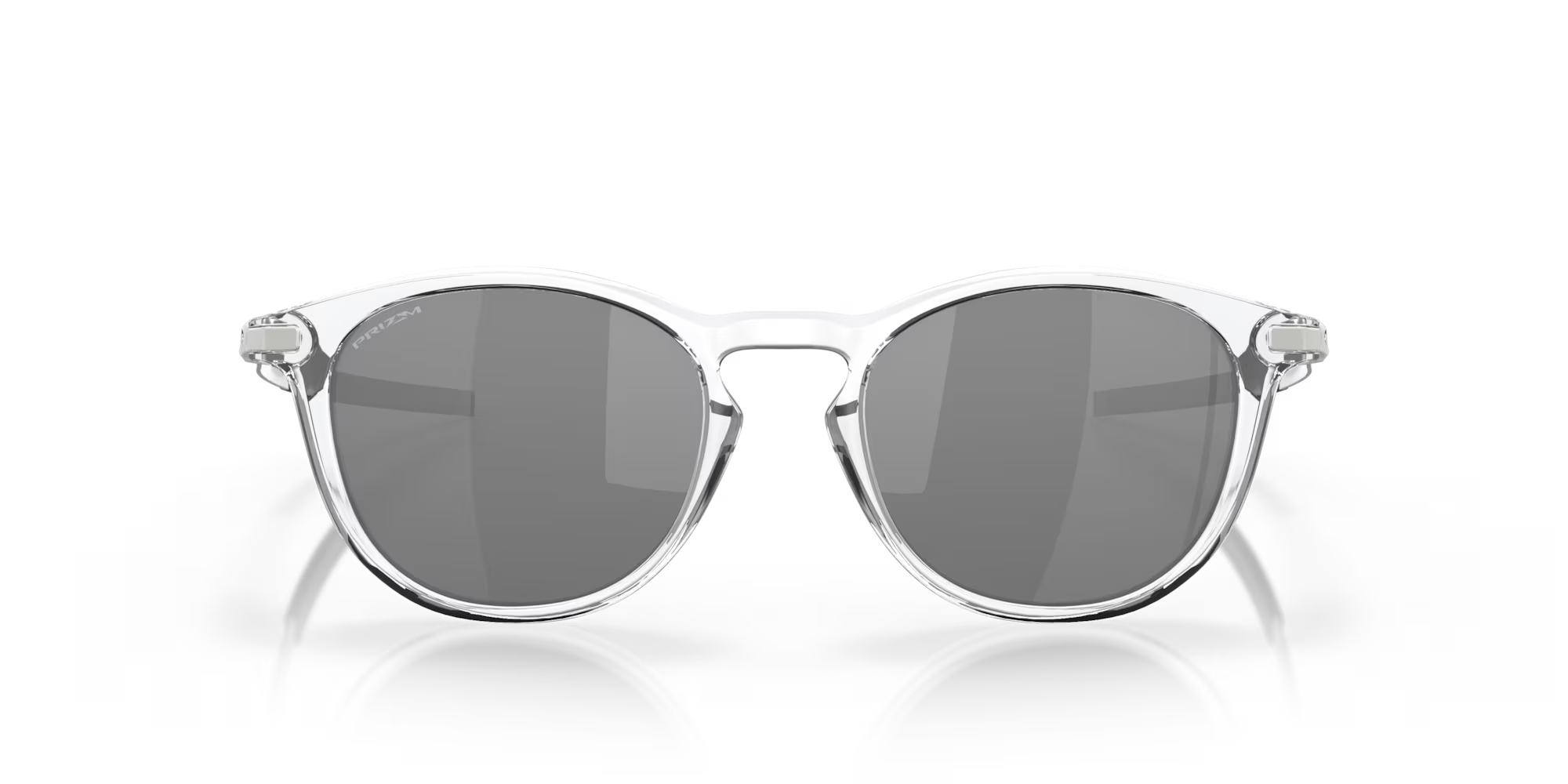 Oakley Pitchman R polished clear sunglasses with Prizm Black lenses