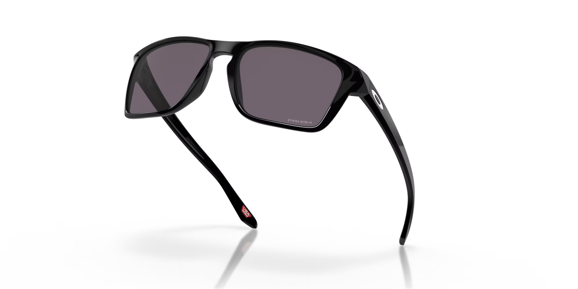 Oakley Sylas polished black sunglasses with Prizm Grey lenses