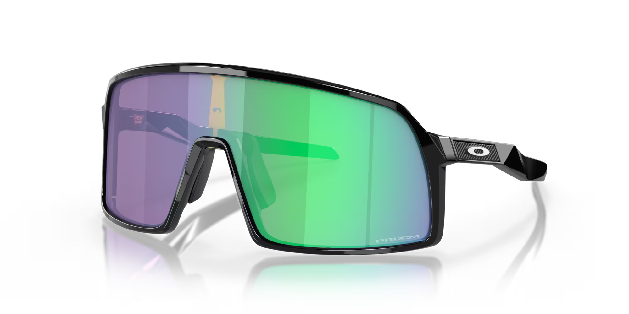 Oakley Sutro S Sunglasses – Prizm Jade Lens with Polished Black Frame