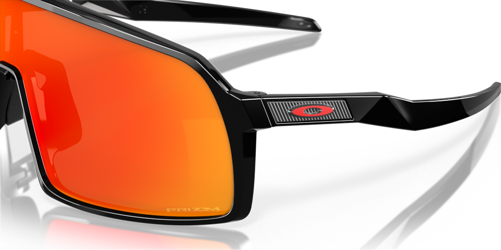 Oakley Sunglass Sutro S prizm ruby Lenses with polished black Frame