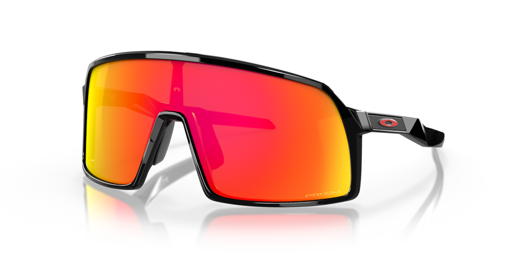 Oakley Sunglass Sutro S prizm ruby Lenses with polished black Frame