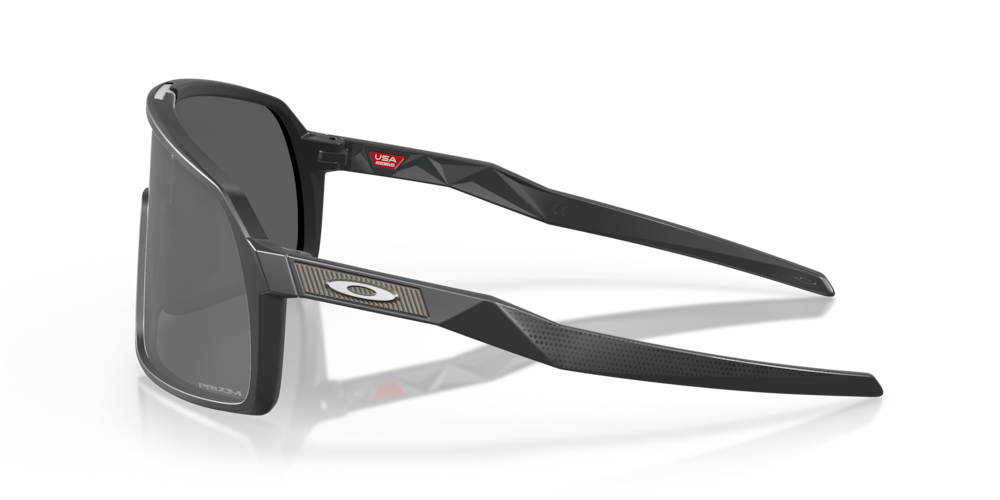 Oakley Sunglass Sutro S High Resolution Collection prizm black Lenses with hi res matte carbon Frame