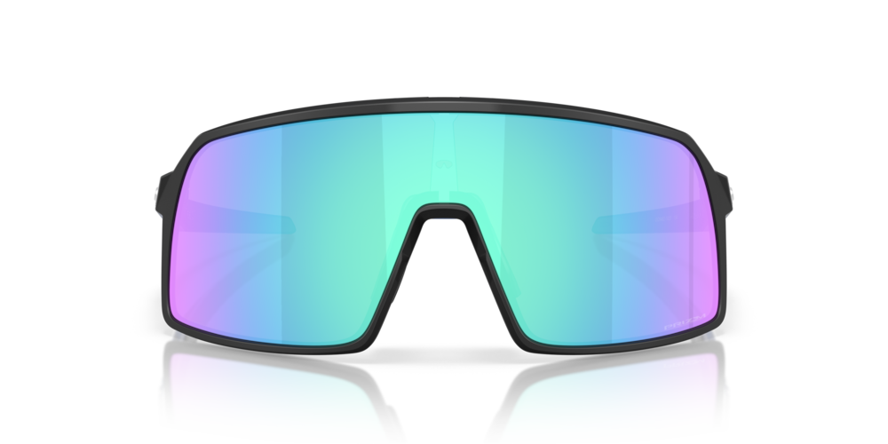 Oakley Sunglass Sutro S Fathom Collection prizm sapphire Lenses with matte black Frame