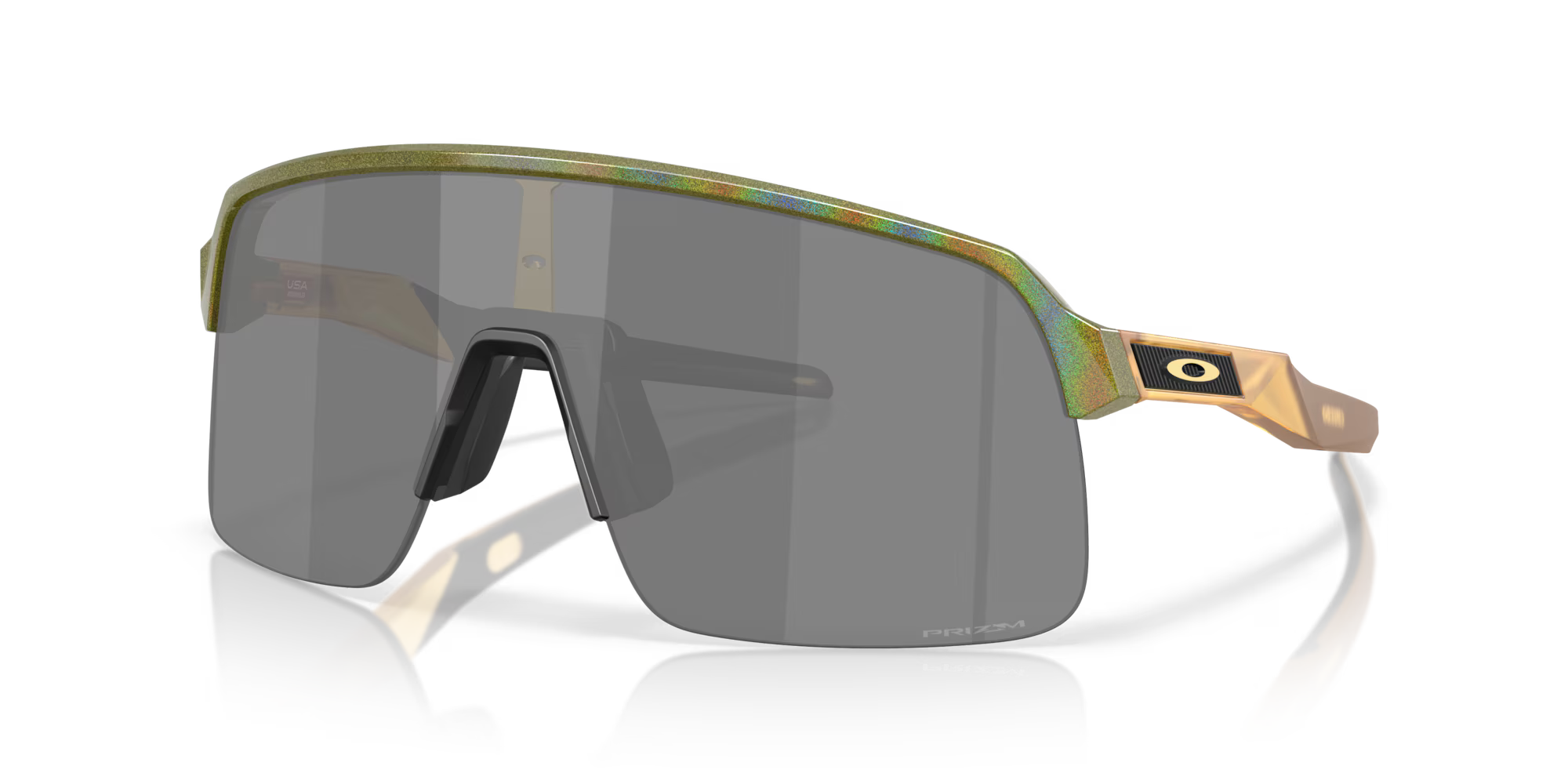 Oakley Sutro Lite (Low Bridge Fit) Polaris Collection Sunglasses – Prizm Black Lens with Fern Spacedust Frame