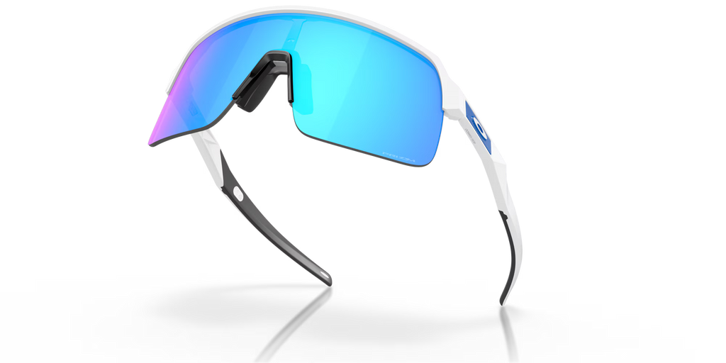 Oakley Sutro Lite Sunglasses – Prizm Sapphire Lenses with Matte White Frame