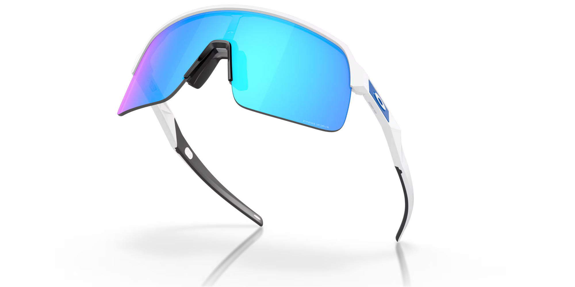 Oakley Sutro Lite Sunglasses – Prizm Sapphire Lenses with Matte White Frame